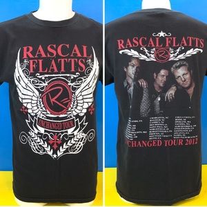 Rascal Flatts Unchanged Tour 2012 Tour Tee Size M Country Music Band T Size M